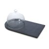 Shiraleah Piedmont Slate Cheese Board With Cloche | Home