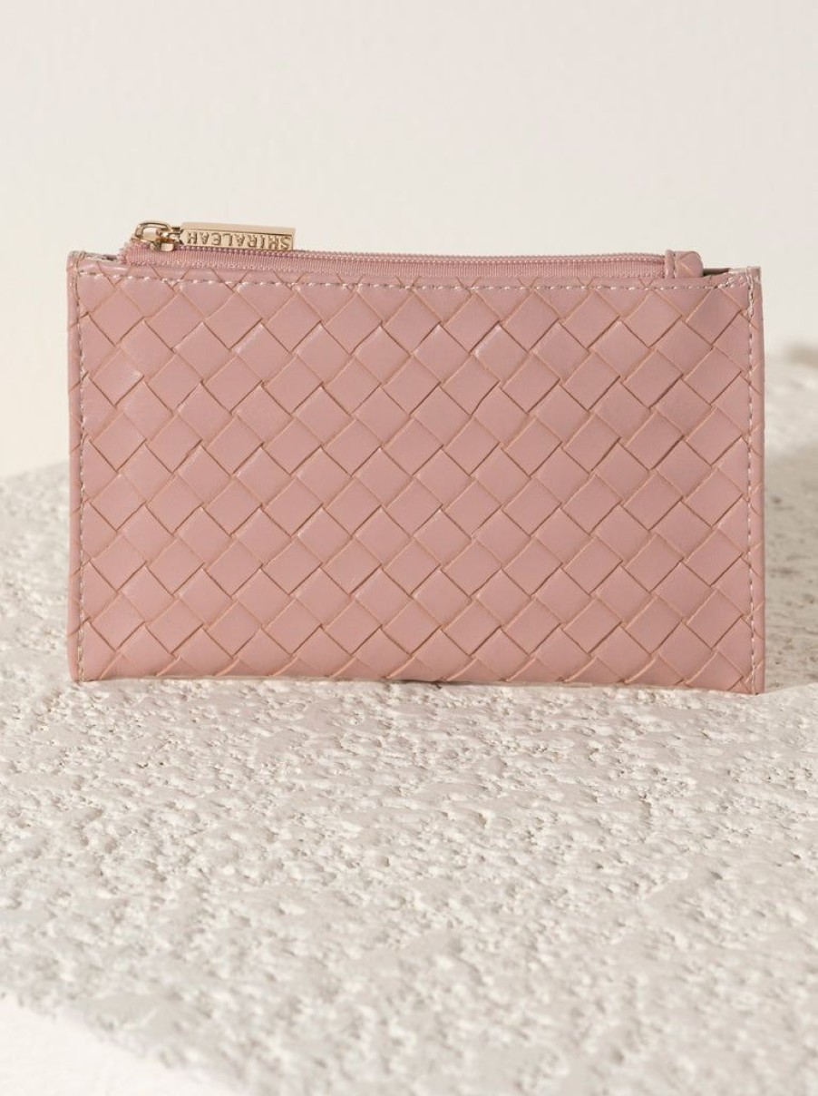 Shiraleah Shiraleah Frankie Card Case, Blush | Women Wallets & Wristlets