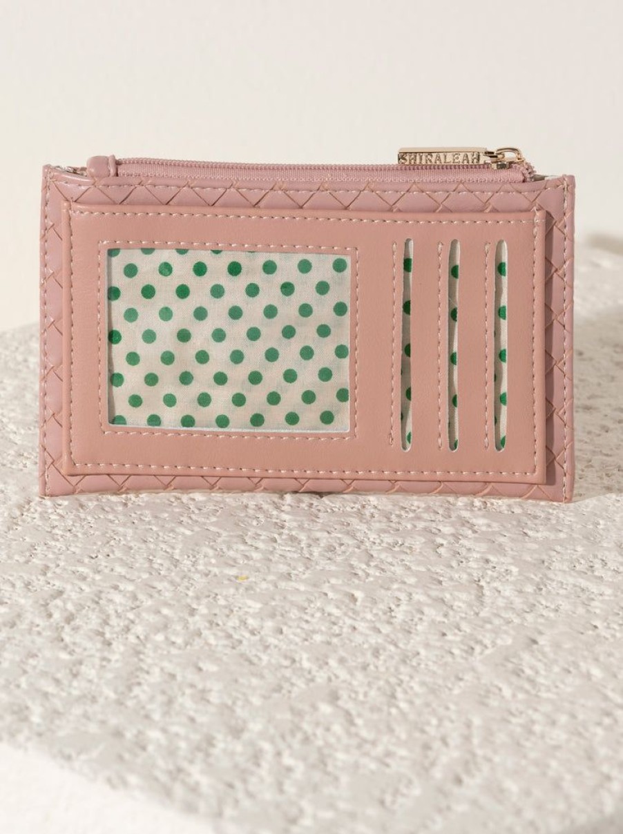 Shiraleah Shiraleah Frankie Card Case, Blush | Women Wallets & Wristlets