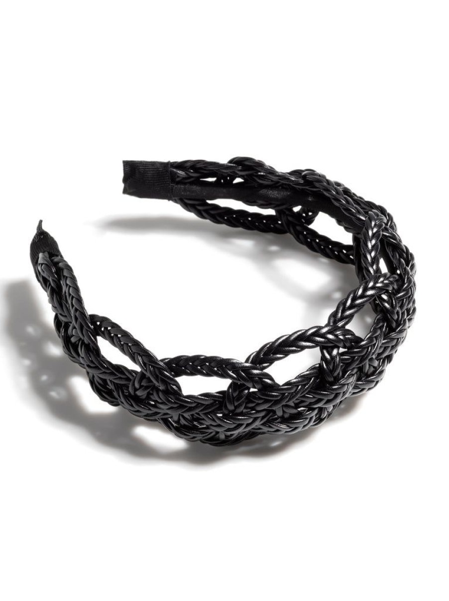 Shiraleah Shiraleah Basket Weave Headband, Black | Women Headbands