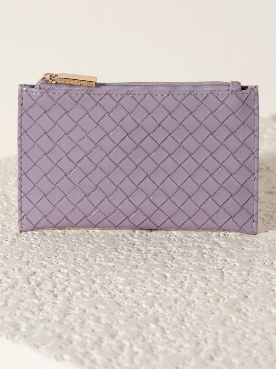 Shiraleah Shiraleah Frankie Card Case, Lilac | Women Wallets & Wristlets