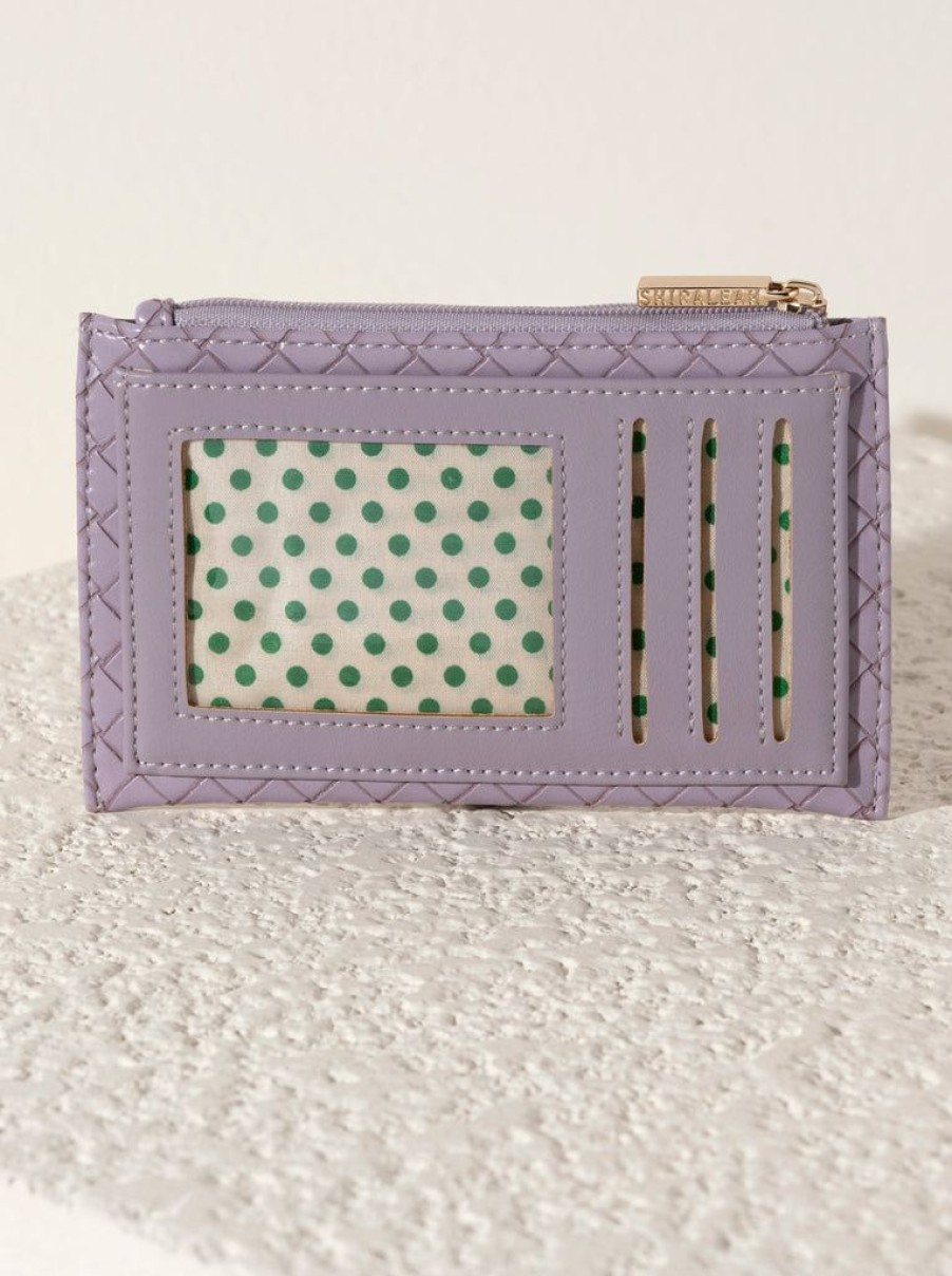 Shiraleah Shiraleah Frankie Card Case, Lilac | Women Wallets & Wristlets