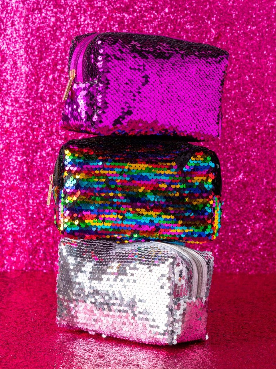 Shiraleah Shiraleah Bling Cosmetic Pouch, Multi | Women Zip Pouches