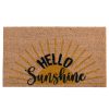 Shiraleah Shiraleah Hello Sunshine Doormat, Natural | Home