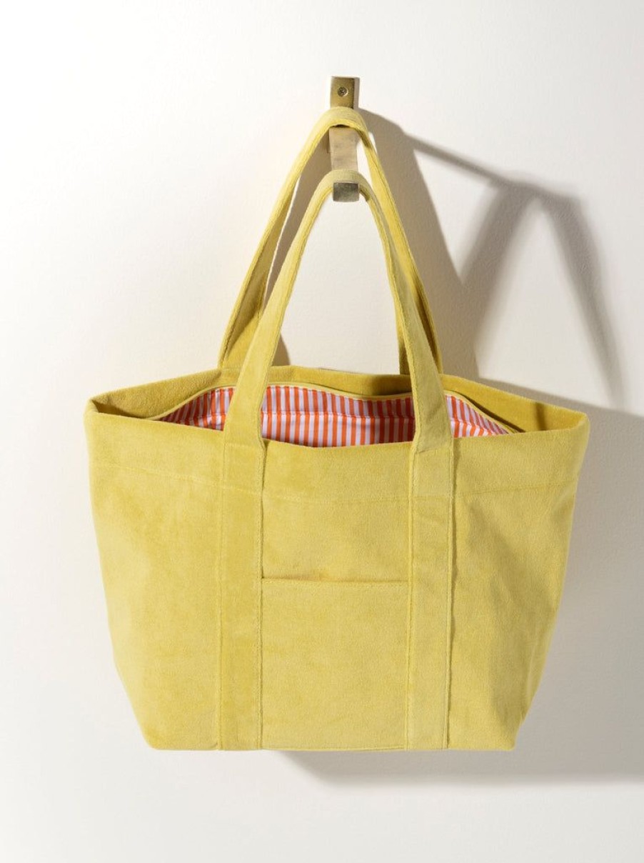 Shiraleah Shiraleah Sol Terry Tote, Yellow | Women Totes