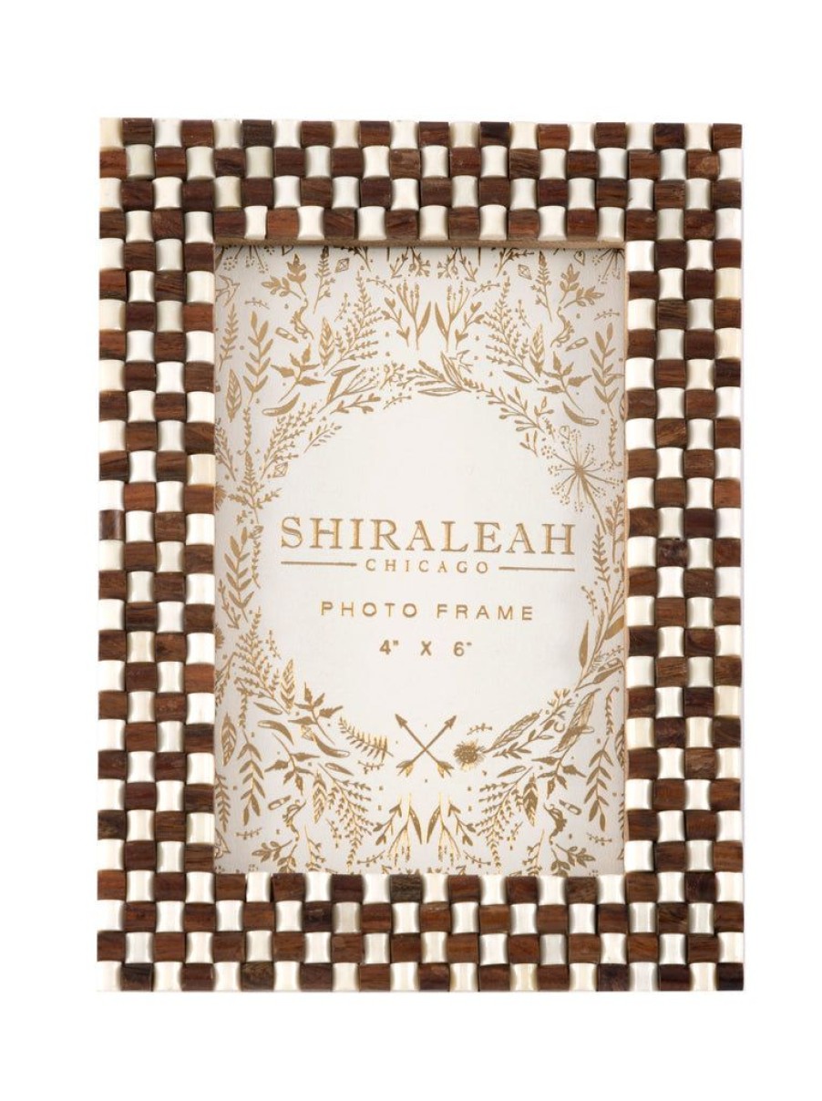 Shiraleah Shiraleah Roma Check 4 X 6 Picture Frame, Multi | Home