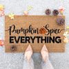 Shiraleah Shiraleah Pumpkin Spice Everything Doormat, Natural | Home