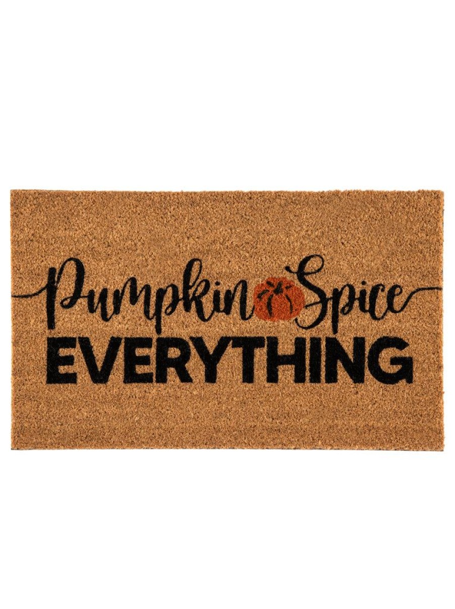 Shiraleah Shiraleah Pumpkin Spice Everything Doormat, Natural | Home