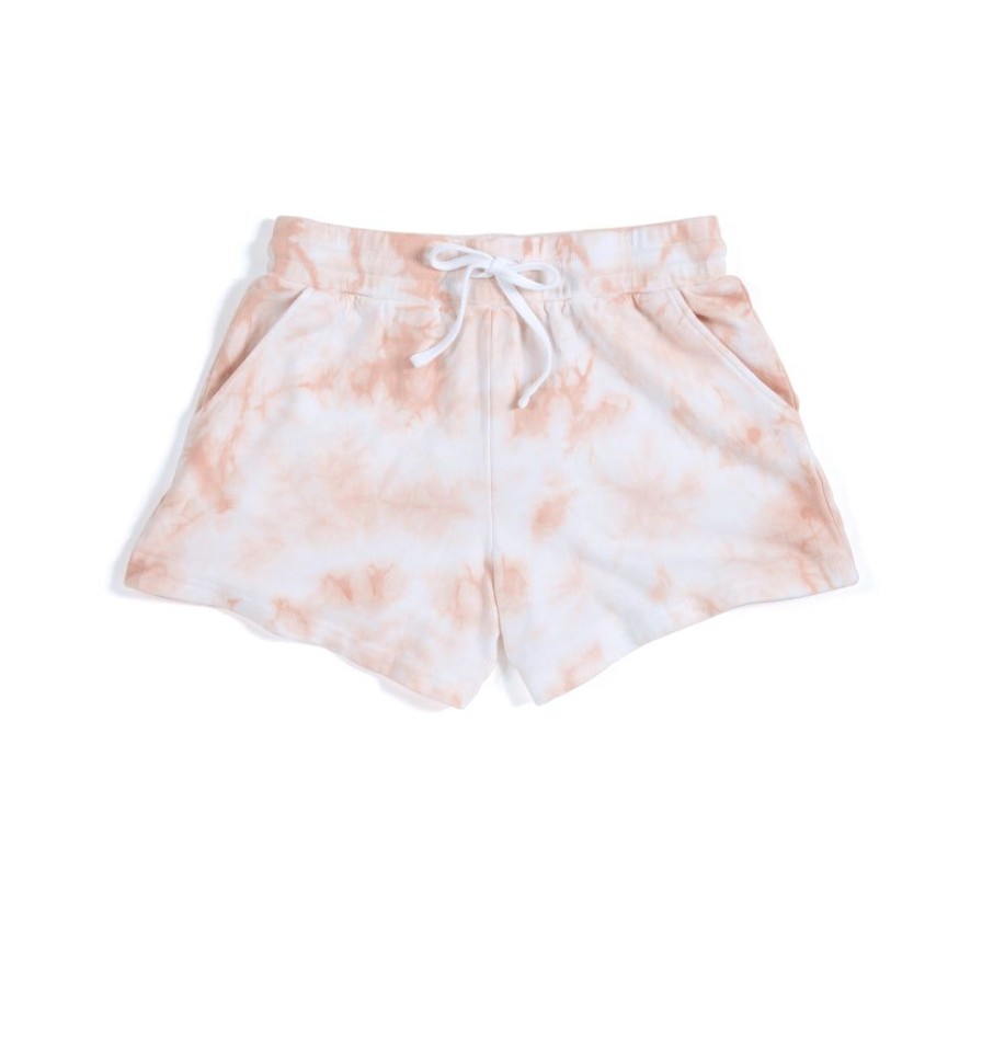 Shiraleah Shiraleah Cali Tie Dye Shorts, Blush | Women Shorts