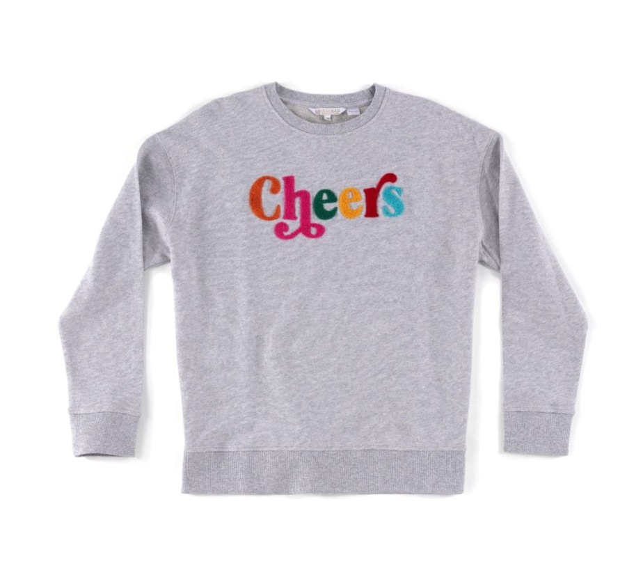 Shiraleah Shiraleah Cheers Sweatshirt, Grey | Women Sweatshirts