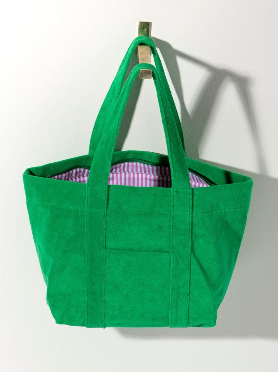 Shiraleah Shiraleah Sol Terry Tote, Green | Women Totes