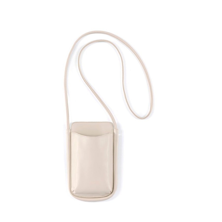 Shiraleah Shiraleah Charlotte Phone Cross-Body, Ivory | Women Cross-Bodies