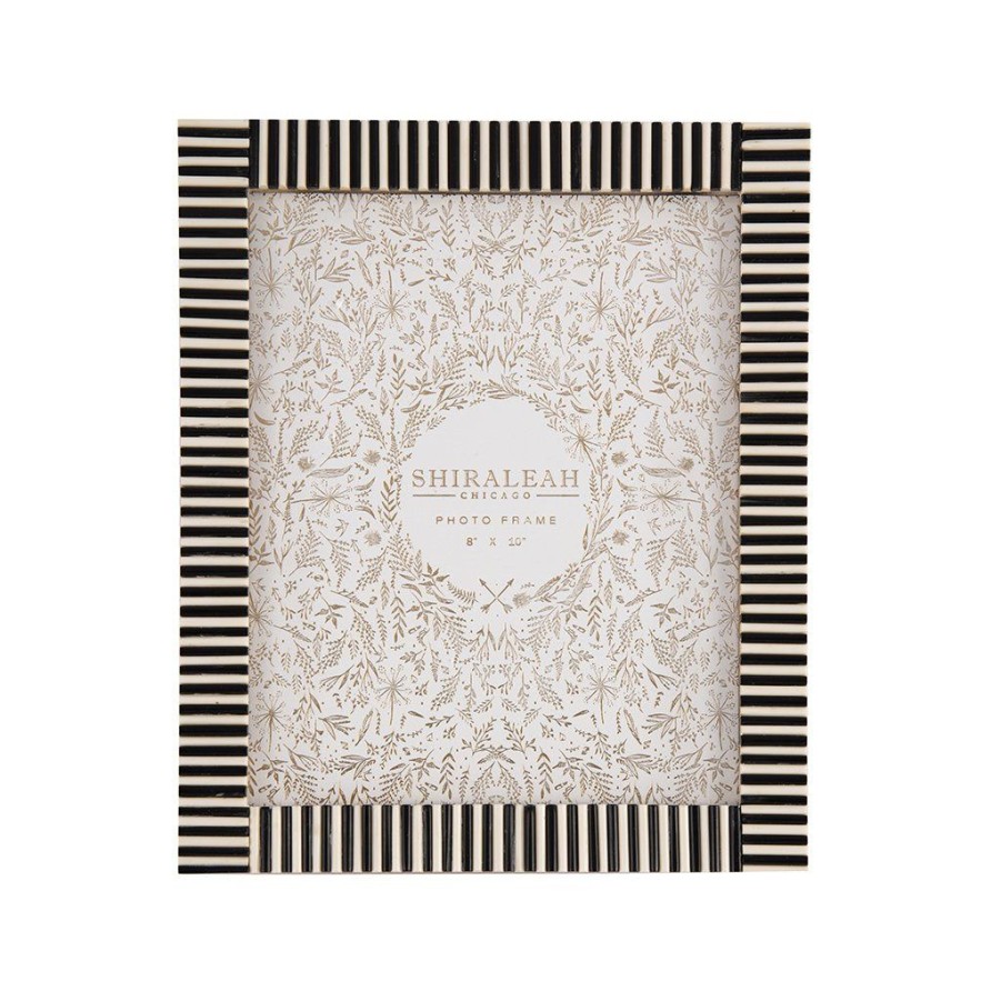 Shiraleah Shiraleah Paris Striped 8 X 10 Gallery Frame, Black | Home