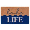 Shiraleah Shiraleah Lake Life Doormat, Blue | Home