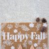 Shiraleah Shiraleah Happy Fall Doormat, Natural | Home