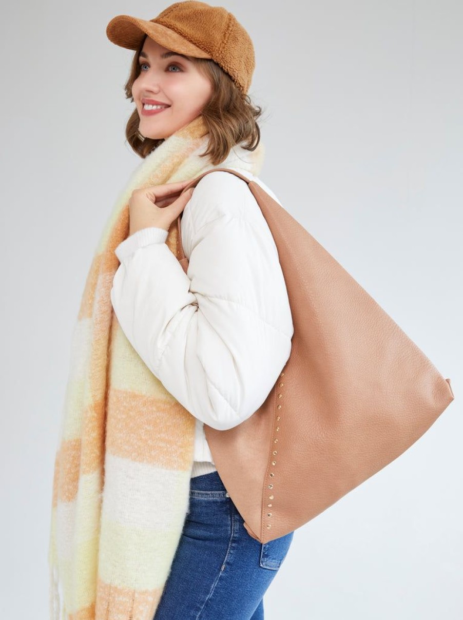 Shiraleah Shiraleah Ryker Hobo, Tan | Women Hobos