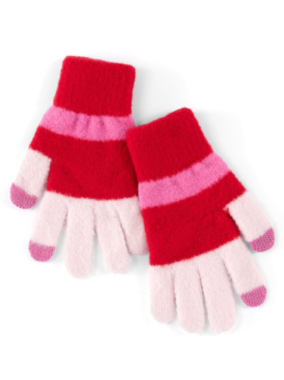 Shiraleah Shiraleah Hollis Touchscreen Gloves, Red | Women Gloves