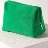 Shiraleah Shiraleah Sol Terry Zip Pouch, Green | Women Zip Pouches