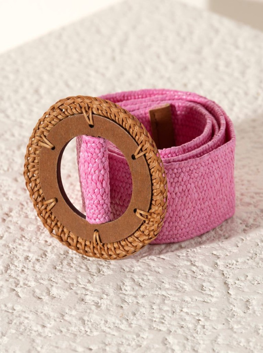 Shiraleah Shiraleah Federica Belt, Pink | Women Belts