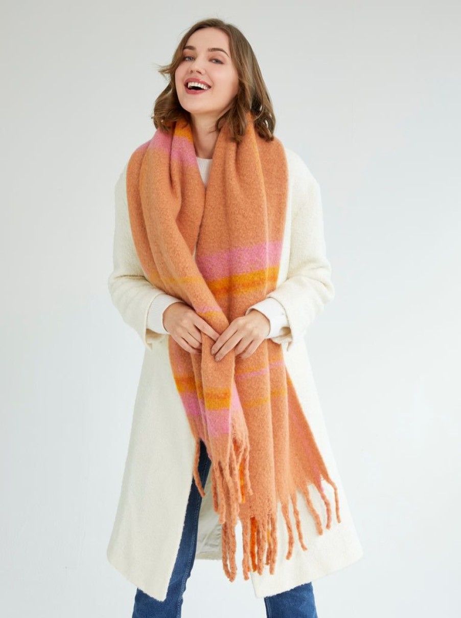 Shiraleah Shiraleah Salome Scarf, Rust | Women Scarves