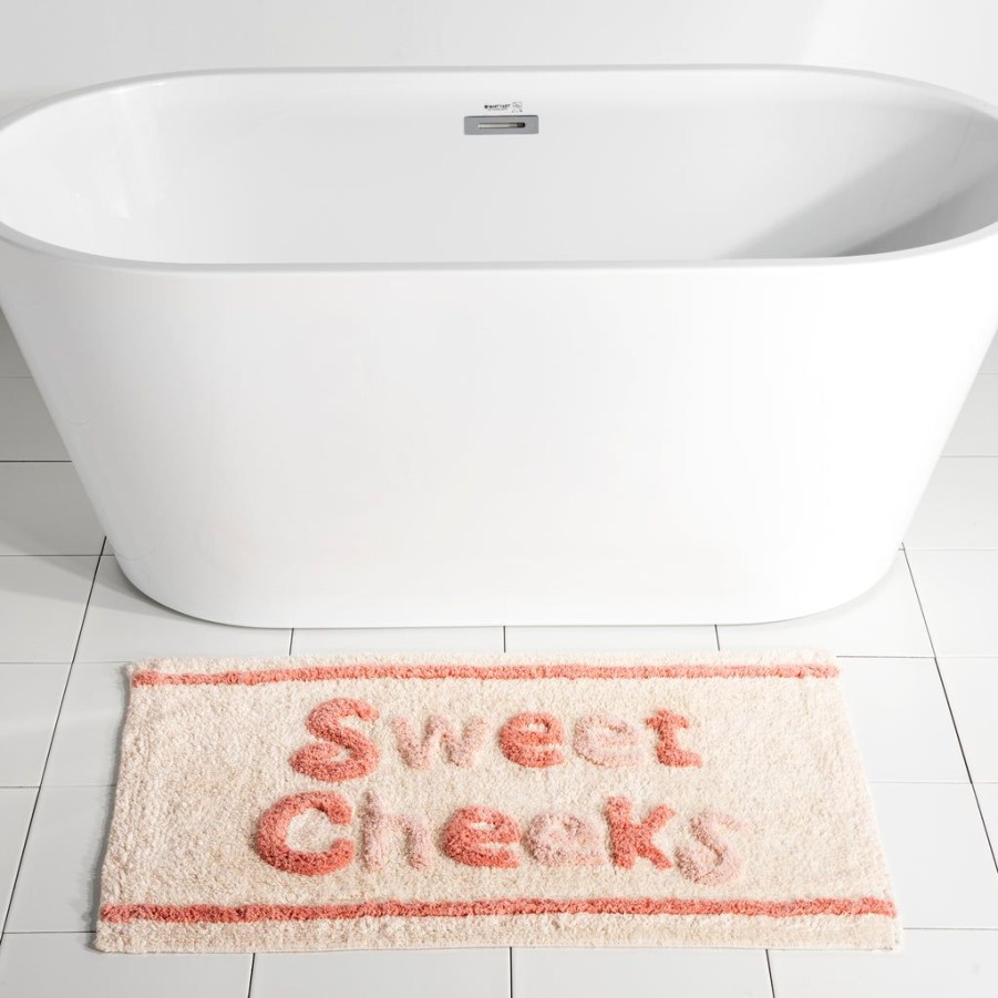 Shiraleah Shiraleah Sweet Cheeks Bath Mat, Blush | Home