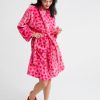 Shiraleah Shiraleah Hearts Robe, Pink | Women Robes