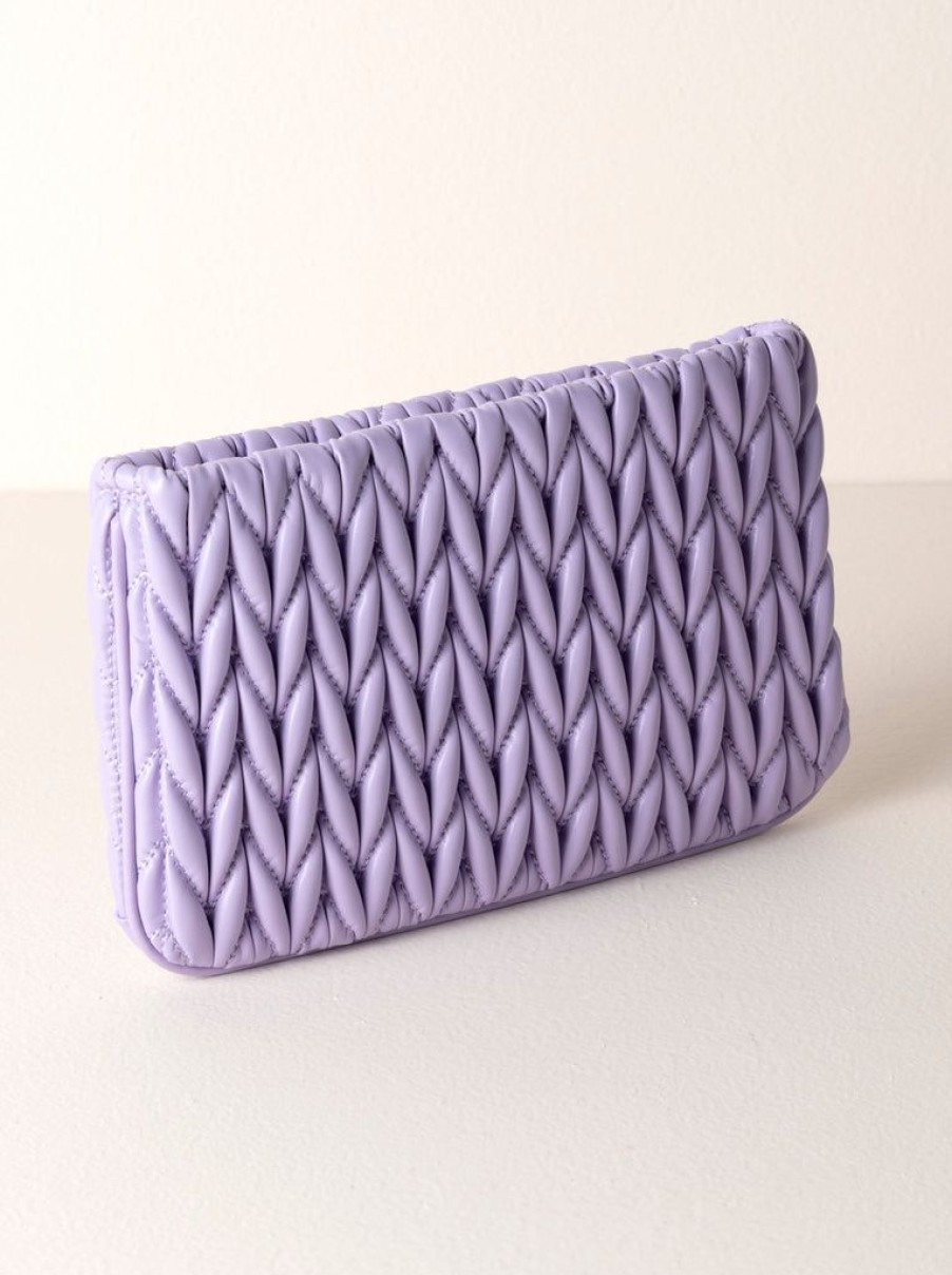 Shiraleah Shiraleah Jody Zip Pouch, Lilac | Women Clutches