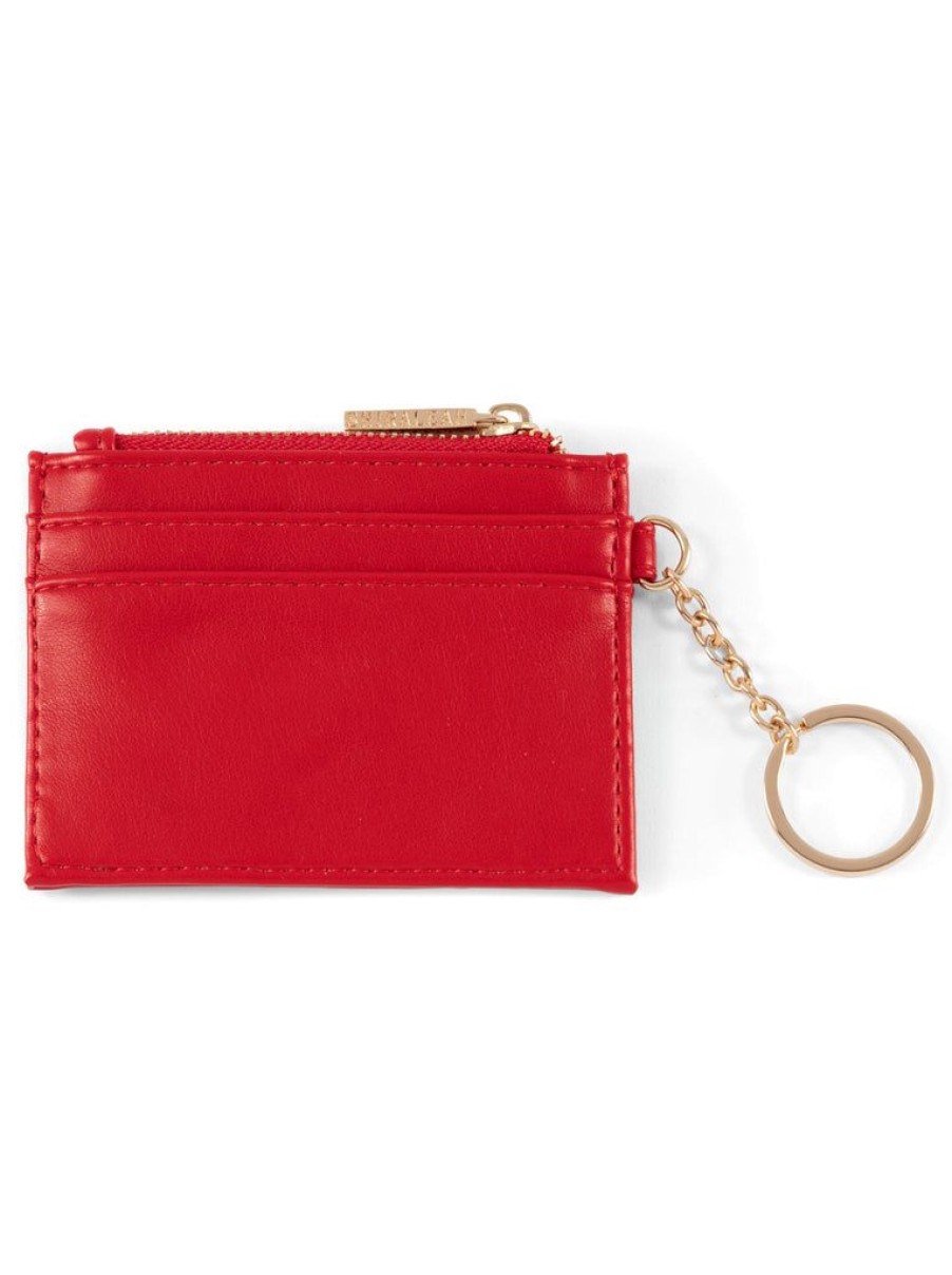 Shiraleah Shiraleah Charlie Card Case, Red | Women Wallets & Wristlets