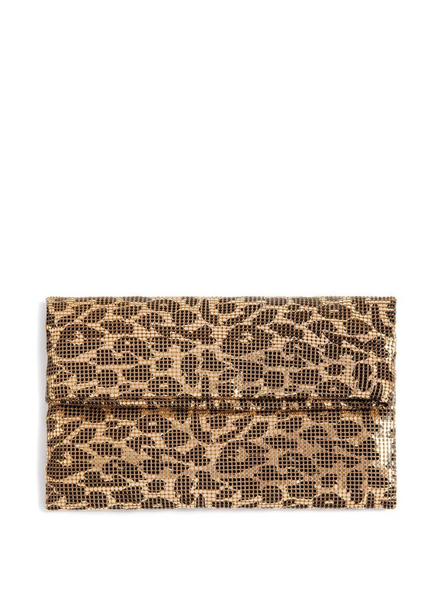 Shiraleah Shiraleah Ty Fold Clutch,Gold | Women Clutches