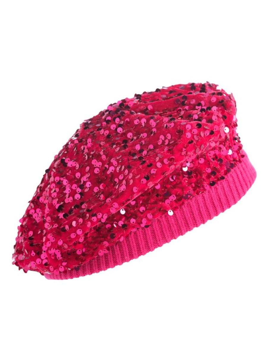 Shiraleah Shiraleah Fiesta Beret, Magenta | Women Hats