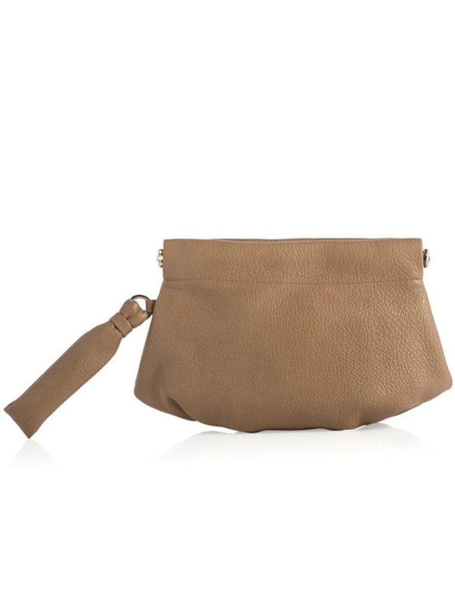 Shiraleah Shiraleah Arden Snap Frame Wristlet, Tan | Women Wallets & Wristlets