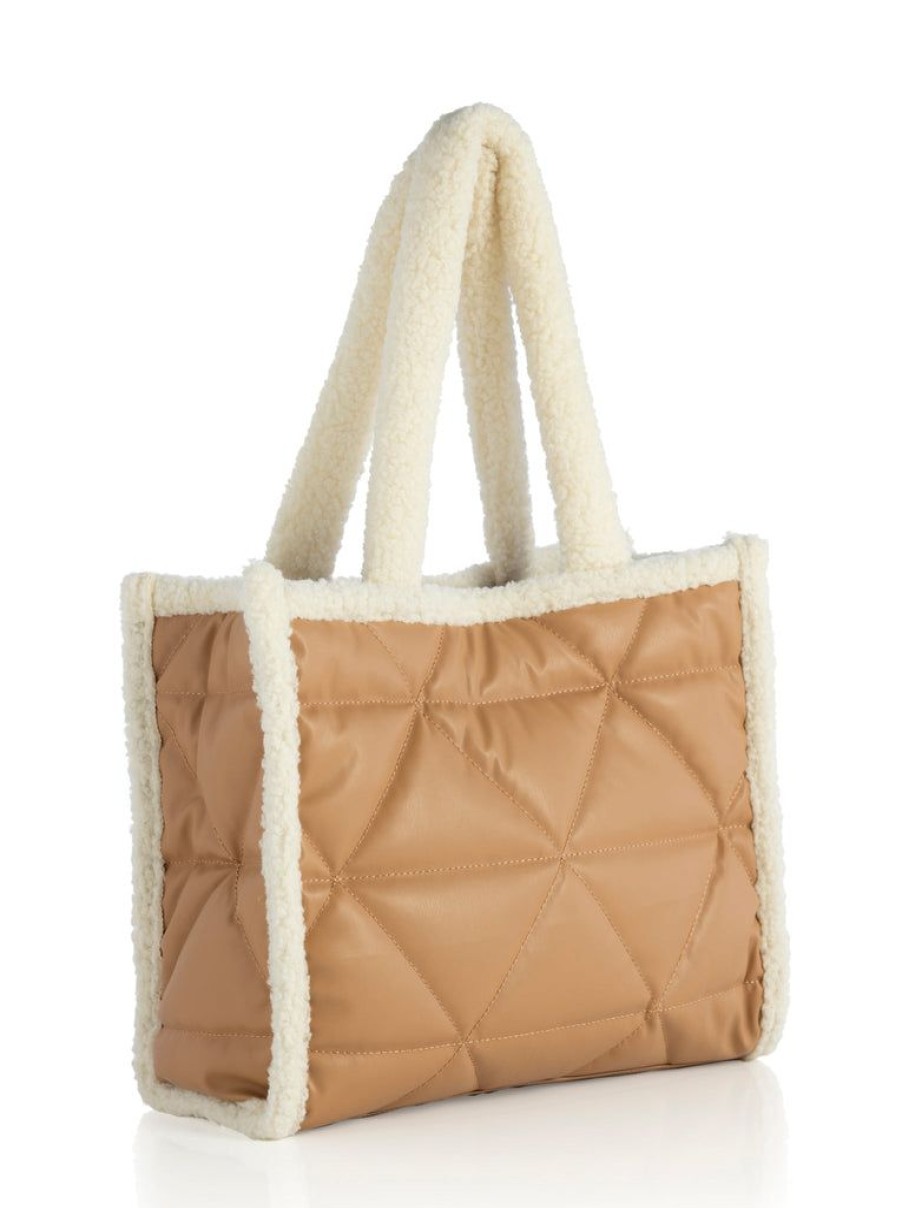 Shiraleah Shiraleah Verbier Tote, Tan | Women Totes