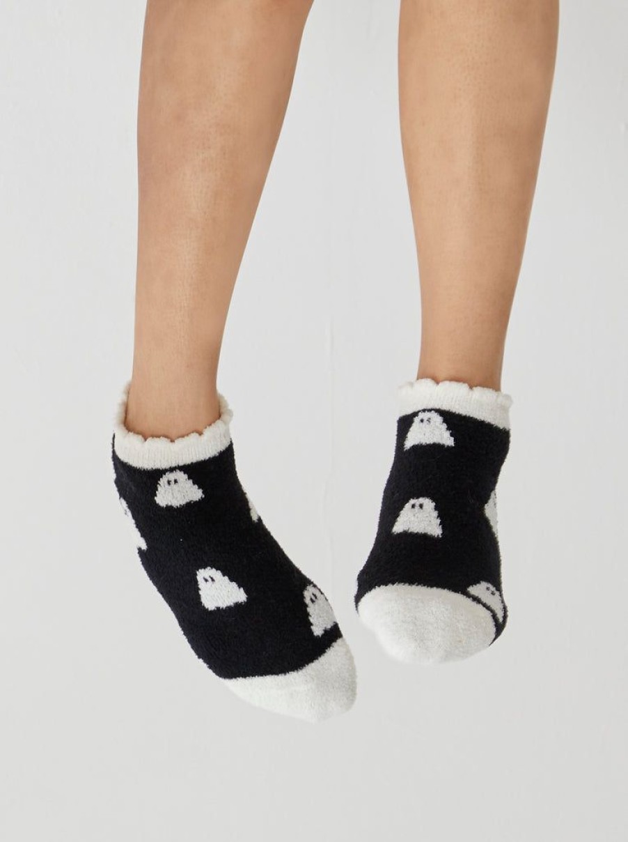 Shiraleah Shiraleah Ghost Home Socks, Black | Women Cozy Socks