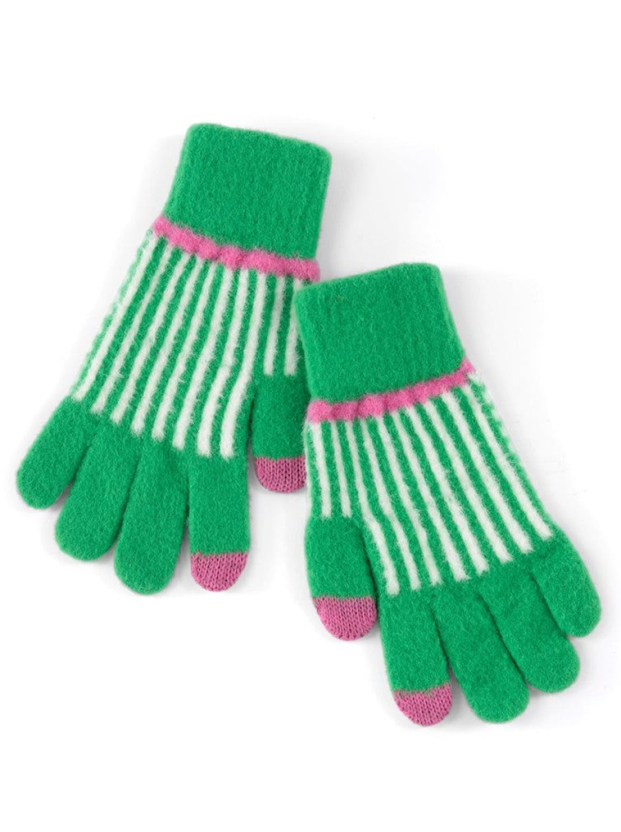 Shiraleah Shiraleah Bowie Touchscreen Gloves, Green | Women Gloves