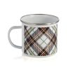 Shiraleah Shiraleah Tartan Plaid Enamel Mug, Multi | Home