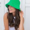 Shiraleah Shiraleah Sol Bucket Hat, Green | Women Beach Hats