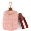 Shiraleah Shiraleah Ezra Quilted Nylon Clip-On Pouch, Blush | Women Zip Pouches