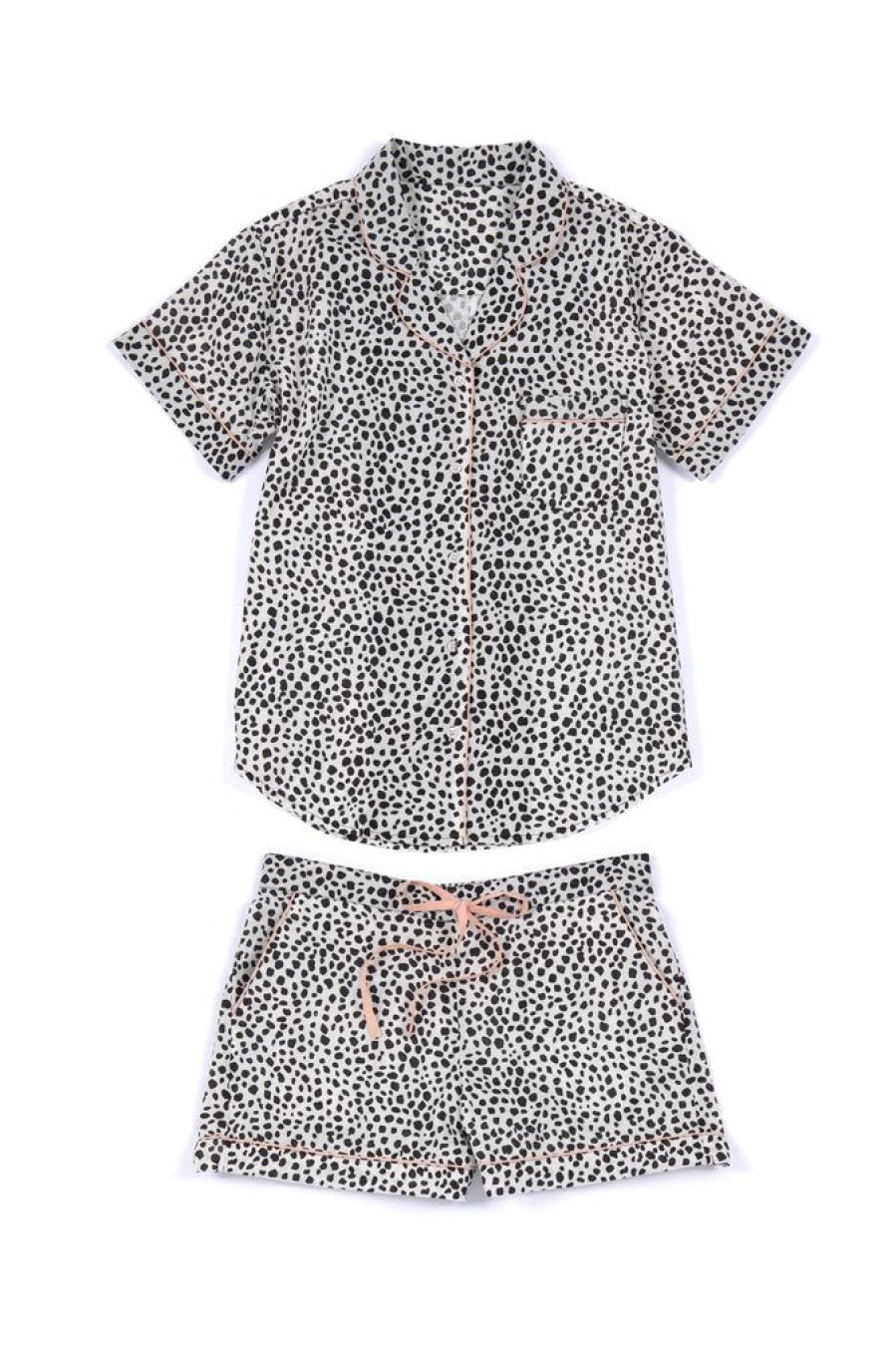 Shiraleah Shiraleah Lauren Spot Print Pj Set, Black | Women Pj Sets