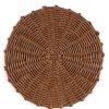 Shiraleah Shiraleah Set Of 4 Basket Weave Placemats, Brown | Home