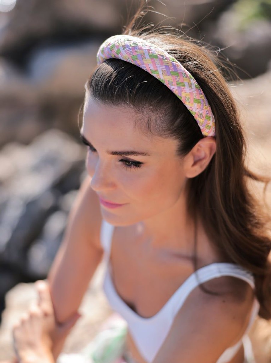 Shiraleah Shiraleah Padded Straw Headband, Multi | Women Headbands