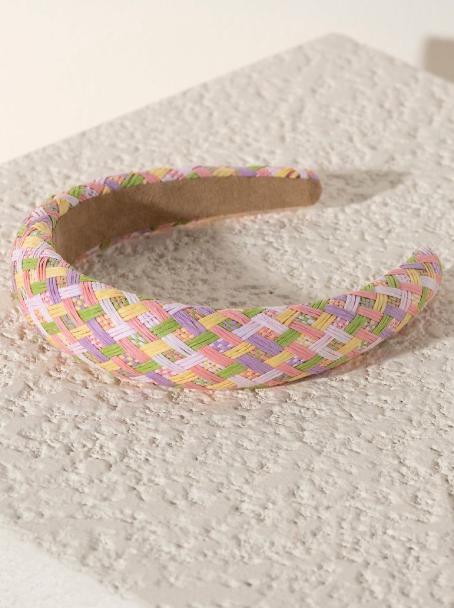 Shiraleah Shiraleah Padded Straw Headband, Multi | Women Headbands