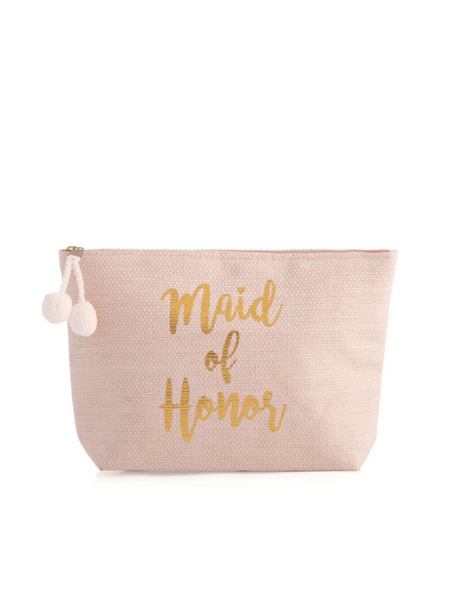 Shiraleah Maid Of Honor Zip Pouch,Blush | Women Zip Pouches