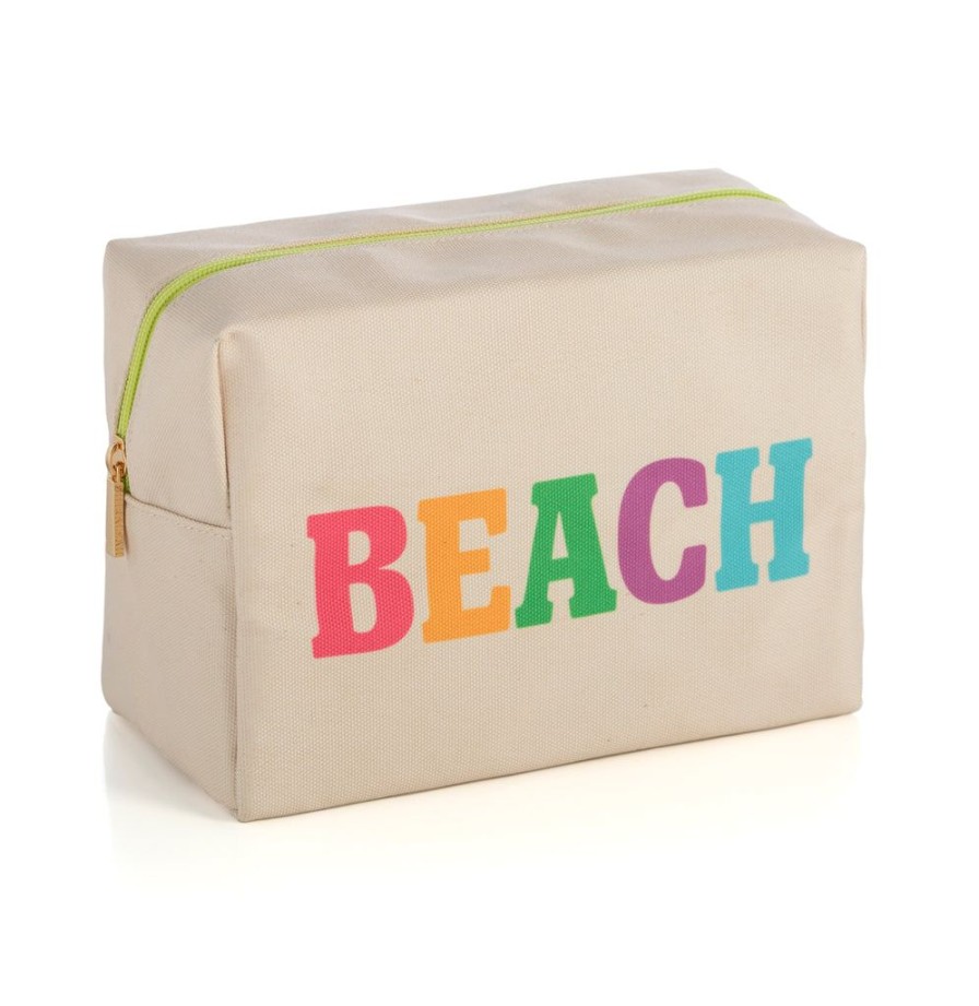 Shiraleah Shiraleah Beach Zip Pouch, Natural | Women Zip Pouches