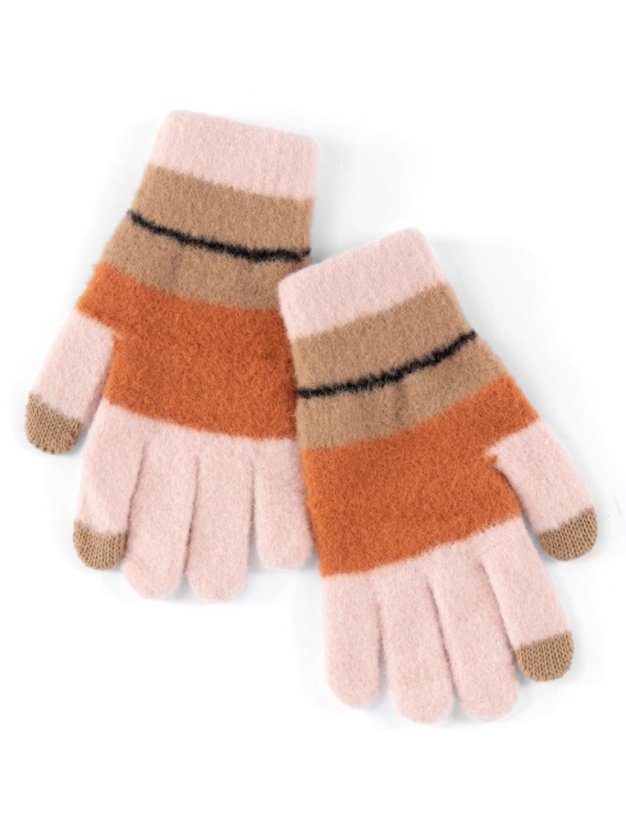 Shiraleah Shiraleah Emerson Touchscreen Gloves, Pink | Women Gloves