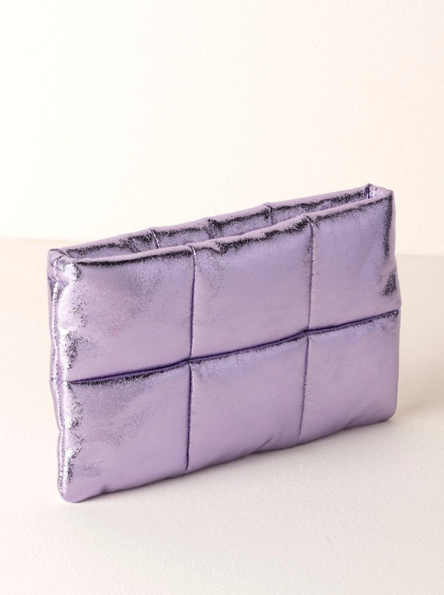 Shiraleah Shiraleah Skyler Zip Pouch, Lilac | Women Clutches