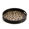 Shiraleah Leopard Tray, Black | Home