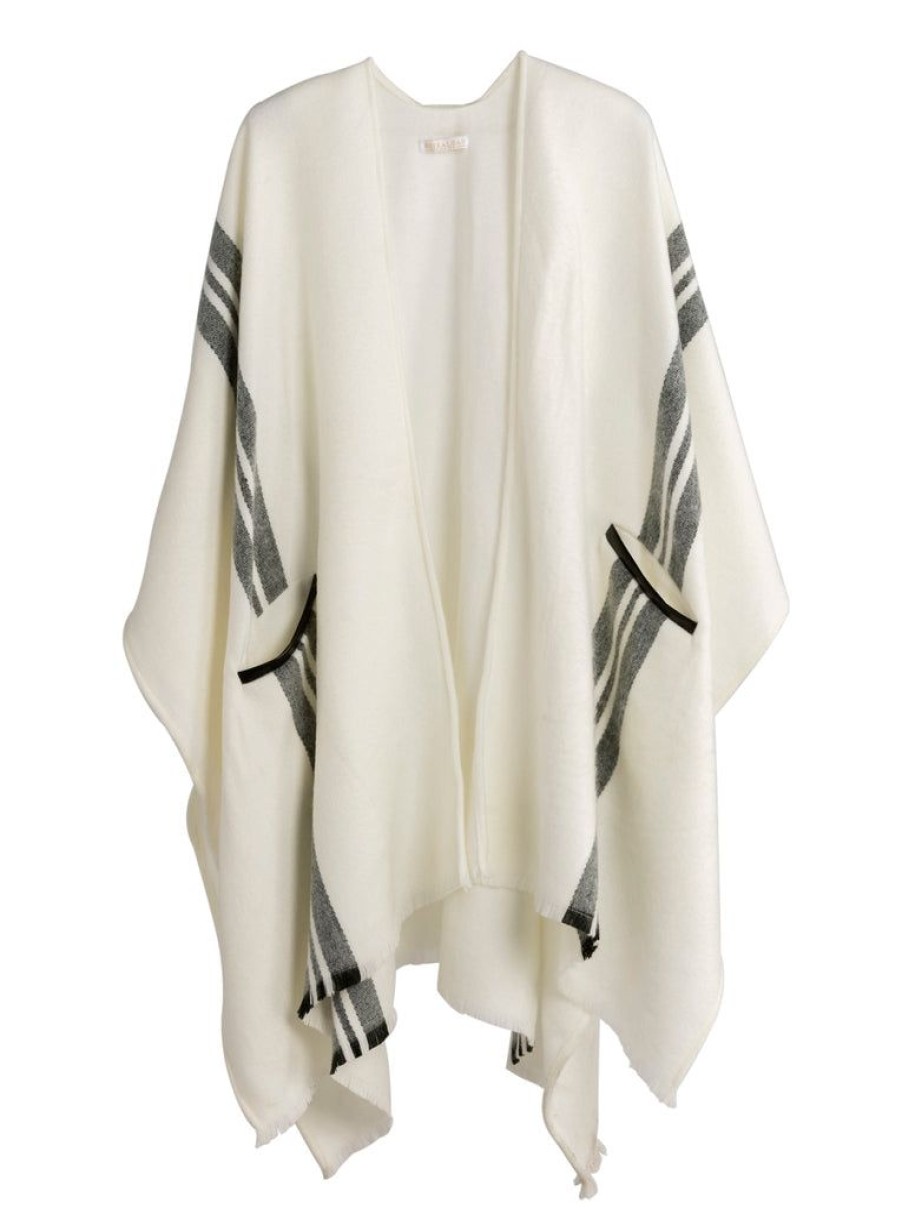 Shiraleah Shiraleah Libra Cape, Ivory | Women Cape Scarves