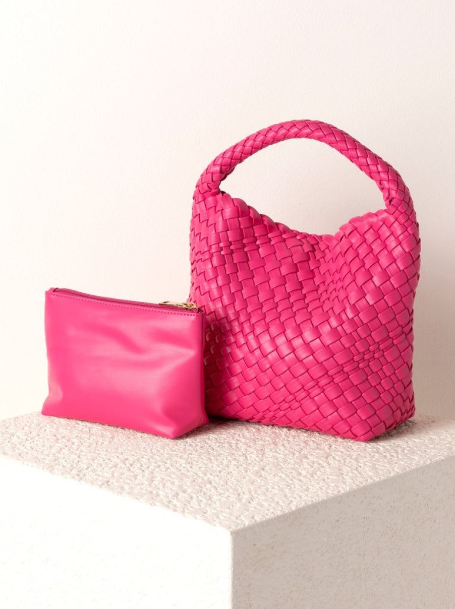 Shiraleah Shiraleah Blythe Mini Hobo, Magenta | Women Mini Bags