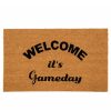 Shiraleah Shiraleah Welcome It'S Gameday Doormat, Natural | Home