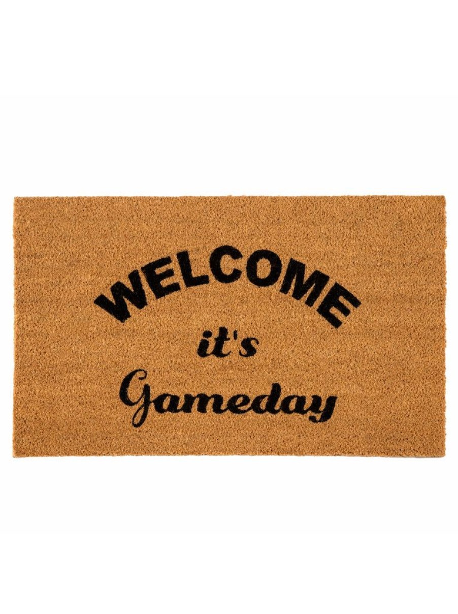 Shiraleah Shiraleah Welcome It'S Gameday Doormat, Natural | Home